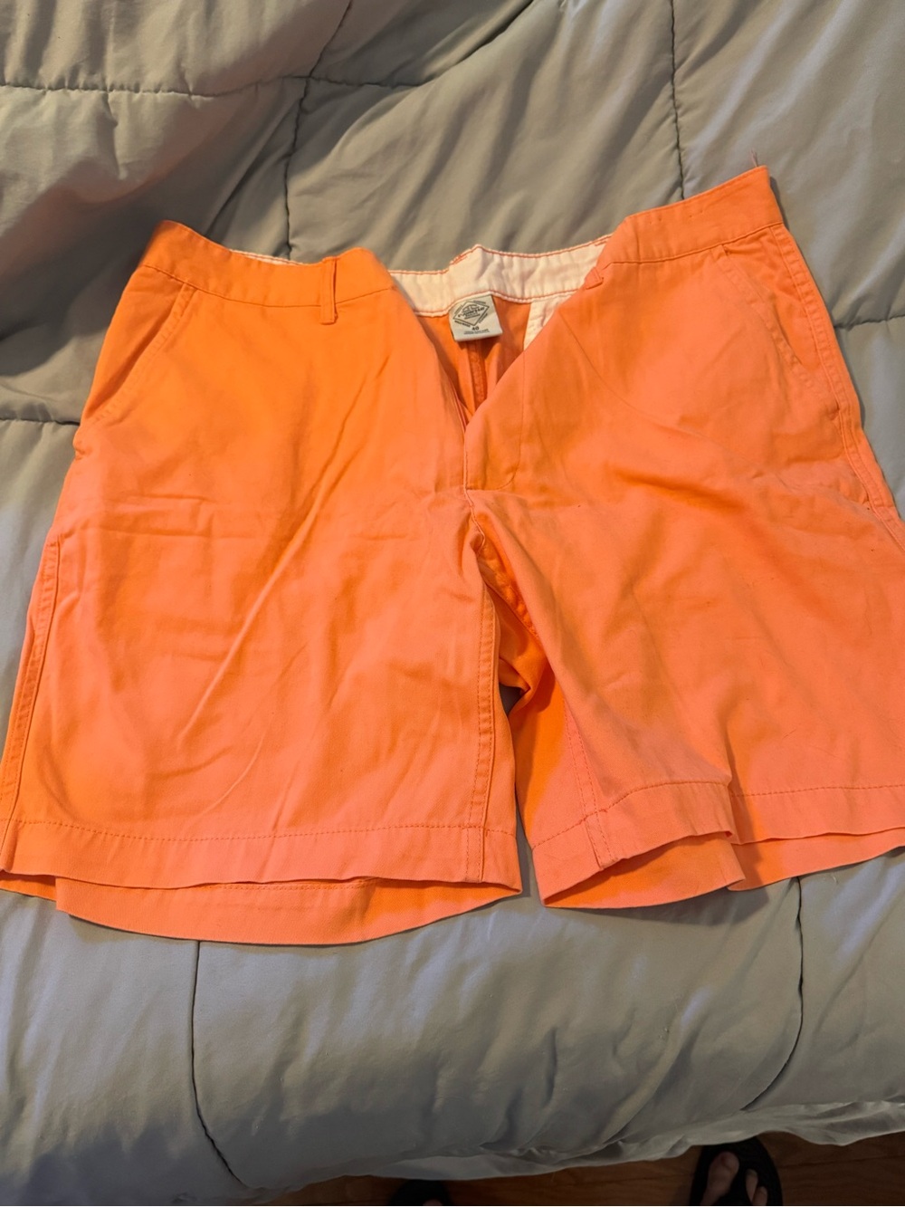 St. John's Bay Orange Men’s Flat Front Shorts